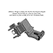 UTG Accu-Sync 45 Degree Angle Flip Up Rear Sight, Black