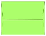 Note Card Cafe A6 6.5 x 4.75 in Blank Lime Green