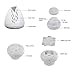 ZAQ Lucent Portable Aromatherapy Essential Oil Fan Diffuser - Battery & USB Powered for Home Office Bedroom Room (White)