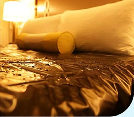 Amazon Dokidoki 防水 ベットシート 黒 ブラック ダブルサイズ ローションプレイ オイルマッサージ ベッドシーツ ラバーフィットシート ラブホ エステ マッサージ 風俗 洗体 介護にも Dokidoki アダルト雑貨