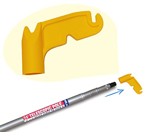 24 Foot Telescoping Extension Pole and Handy Hook