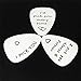 3 PCS Guitar Pick Jewelry Gifts for Him Men-Unique Birthday Gift for Musician Husband Boyfriend Wedding Valentines Father's Day