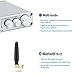 Fosi Audio BT10A – Bluetooth 5.0 Stereo Audio Amplifier Receiver, 2 Channel Class D Mini Hi-Fi Integrated TPA3116 Amp, for Home Speakers 50W x 2, with 19V 4.74A Power Supply – Silverthumb 4