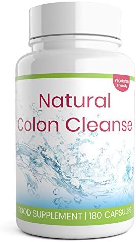 FUELGRADE Natural Colon Cleanse (180 Capsules) Vegetarian Friendly Detox Supplement | Promotes Healthy Digestion, Gas, Bloating Relief | Weight Loss Support