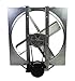 Cool Attic CX24BD2SPD Belt Drive 2-Speed Whole House Attic Fan with Shutter, 24 Inch