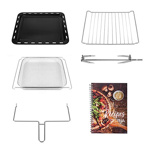 OSTBA Air Fryer Oven 26 Quart 10in1 Convection Toaster Oven, 6