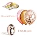 RoundDeal 32 Pack 12 inch Rose Gold Confetti Balloons for Baby Shower Girl, Bridal Shower & Bachelorette Decorations, Happy Engagement Decorations, Happy Birthday, Wedding & Anniversary Decor with