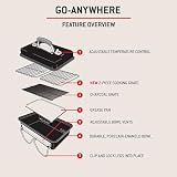 Weber Go-Anywhere Charcoal Portable BBQ with Folding Legs 42x26 cm view 12