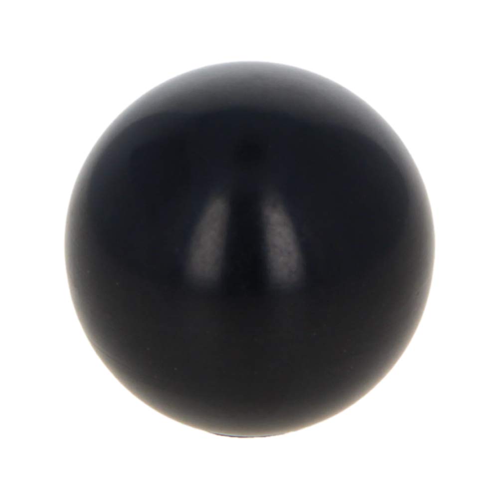 Othmro Thermoset Ball Knob M8 Female Threaded Machine Handle 25mm Diameter Smooth Rim Black 1pcs