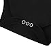 MIOIM Infant Baby Boys Girls Funny Letter Printed Short Sleeves Black Rompers Onesie