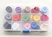 GANSSIA 7/8 Inch (22.5mm) 15 Colors Assorted Buttons Sewing Button Mix Colors DIY Crafts Scrapbooking Pack of 105 with Box (Each Color 7 Pcs)