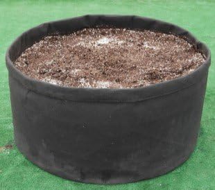 RootEase 10 Gallon Garden Planting Aeration Fabric Container, Durable Fabric Grow Pots, Perfect Heavy Harvest Planter Raised Bed, Best Root Treatment Eco-Friendly Grow Bags, Black, 11.5x16x16 inch