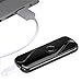 OIIKURY USB Lighter Rechargeable, [Fingerprint Sensor] Electronic Lighter Windproof Flameless No Butane No Gas Lighter (Black)