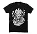 LONG LIVE THE QUEEN (black & white) Men's Small Black Graphic T Shirt