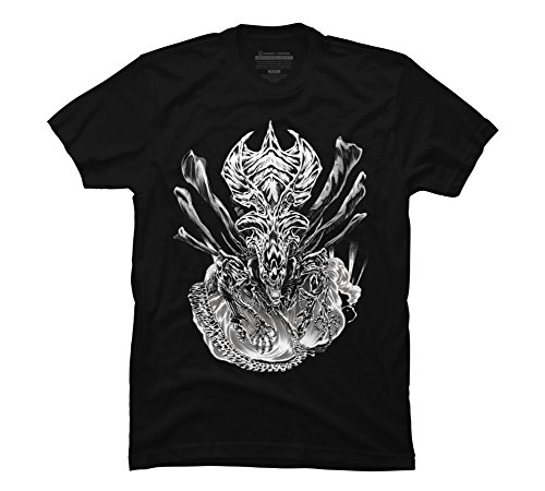 LONG LIVE THE QUEEN (black & white) Men's Small Black Graphic T Shirt