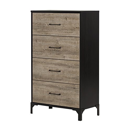 South Shore 10497 Valet 4 Drawer Chest Weathered Oak And Ebony Buy Online In Cambodia Missing Category Value Products In Cambodia See Prices Reviews And Free Delivery Over 27 000 Desertcart