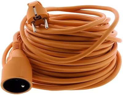 - Extensión de jardín 16A HO5VV-F 3G1.5 2P+Tierra 25m - Naranja