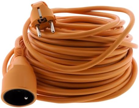 - Extensión de jardín 16A HO5VV-F 3G1.5 2P+Tierra 25m - Naranja