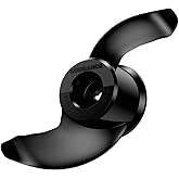 Lowrance 000-15237-001 Weedless Propeller for the Ghost Trolling Motor, Black