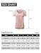 TWINTH Plus Size Blouse Top Scoop Neck Pleated Front Short Sleeve