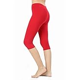 Zenana Premium Cotton Regular and Plus Size 15 INCH Capri Leggings