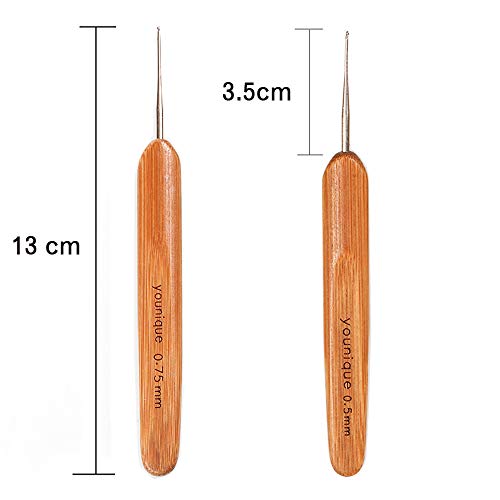 3 Dreadlocks+Crochet+0+75mm+Needles+Dreadlock