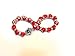 Red Turkish Murano Evil Eye Bracelet With Protection Hamsa Hand Stretch