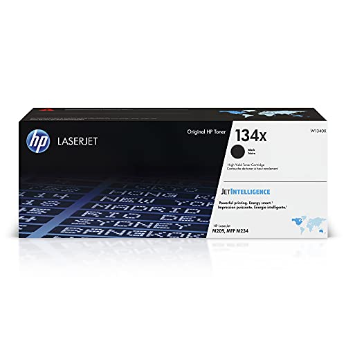 Original HP 134X Black High-yield Toner Cartridge | Works with HP LaserJet M209 Series, HP LaserJet MFP M234 Series | W1340X