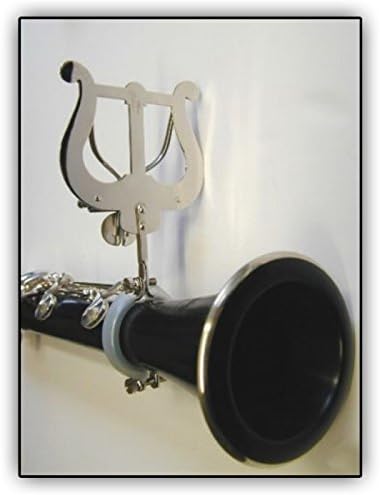 Soundman® Marching Lyre for Clarinet - Music Stand - Nickel Plated, Klarinette (Farbe: Silber), Clarinet (Colour: Silver) - Image 5