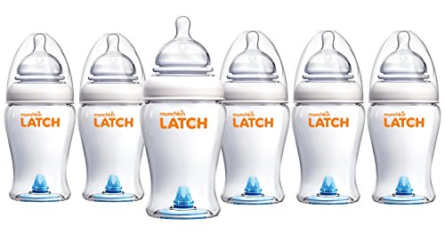 Munchkin Latch BPA-Free Bottle, 6 Count, 8 Ounce