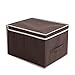 Finnhomy Foldable Storage Cube Fabric Basket Bins Closet Drawers, Set of 6