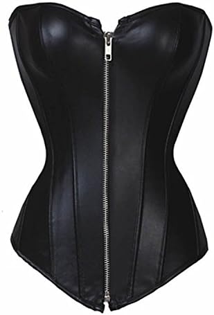 Fokbas Underwear Design Sexy Corset Lace Floral Print Bustier S-6Xl Black107S(Us 2-4)/Bust:31-33" Wast:24-26" Best Seller