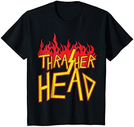 Kids Thrasher Head T-shirt 4 Black