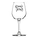 Mommy's Therapy Funny Wine Glass 13 Oz Unique Mother's Day Gift Funny Birthday Present for Mom Friend Sister