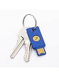 yubico llave de seguridad   U2 °F y fido2, USB A, two factor autenticación