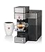 Francis Francis for Illy 60072 Y5 Duo Espresso & Coffee Machine, Silver/Black