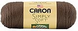 Caron Simply Soft Solids Yarn, 6 Ounce, Taupe, Single Ball