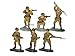 New Britains Super Deetail Toy Soldiers WWII Japanese Imperial Infantry 54mm Collectible Figures Set of 6