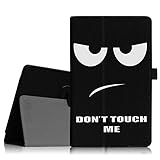 Fintie Nextbook Ares 8 / Nextbook Ares 8A / Nextbook Flexx 8 / Nextbook 8 (Old Version) Tablet Case - Slim Fit Premium Vegan Leather Folio Case Cover with Stylus Holder, Dont Touch