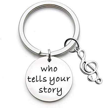 SEIRAA Broadway Musical Gift Who Tells Your Story Cuff Bangle Broadway Fan Gift Bracelet for Woman