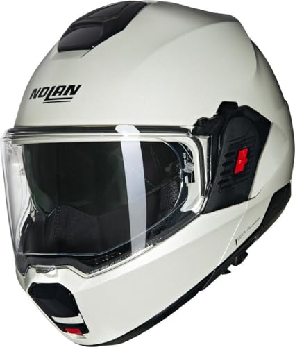 Nolan N120-1 Classico Nobile N-Com Helmet, white perlmutt, S (56)