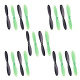 Hubsan X4 H107C RC Quadcopter Spare Parts H107-A36 Rotor Propellers Blades Black and Green (5 Sets)