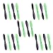Hubsan X4 H107C RC Quadcopter Spare Parts H107-A36 Rotor Propellers Blades Black and Green (5 Sets)