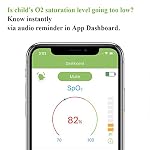 Pediatric Wearable Health Monitor KidsO2 Ring, Portable Pulse Oximeter, Bluetooth Children's Sleep Monitor Health… - Image 4