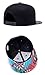 So'each Unisex 3D Galaxy Aztec Print Flatbill Visor Snapback Baseball Hat Neon Sign