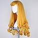 M MISS U HAIR Girl's Prestyled Princess Wig Long Curly Golden Yellow Cosplay Costume Wig C112