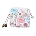 Healifty Sanitary Napkin Storage Bag Zipper Nursing Pad Holder Tampon Bag Sanitary Organizer (Tower and Bird)