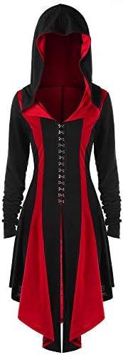 Steampunk,MILIMIEYIK Womens Victorian Steampunk Jacket Military Blazer Women’S Vintage Gothic Lace Patchwork High-Low Dress