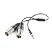 Saramonic SR-UM10-CC1 Dual-XLR Output Connector Cable for the Saramonic LavMic, UwMic9, UwMic10 and UwMic15 Wireless Microphone Systems