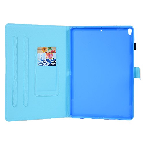 iPad Pro 10.5 Case 2017, Wallet Case Marble Back Cover Mandala Totem Flower Dream Catcher Premuim PU Leather Magnetic Flip Bumper Built-in Kickstand Card Slots Side Pocket with Pen Dust Plug ZSTVIVA